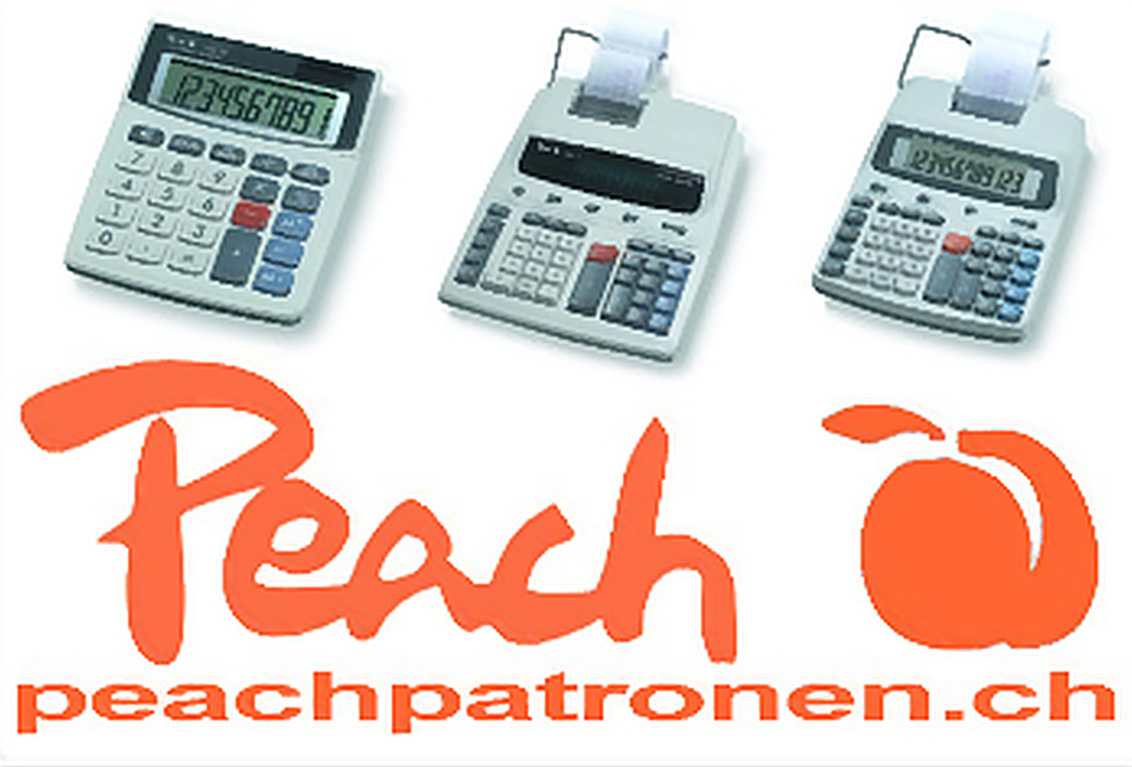 Peach Taschenrechner und Peach Tischrechner